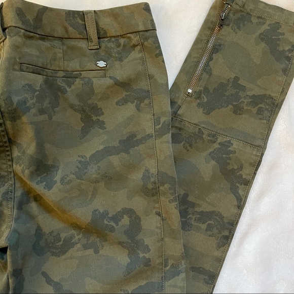 Ecru Moto Camo Pants Size 4 - Picture 5 of 6